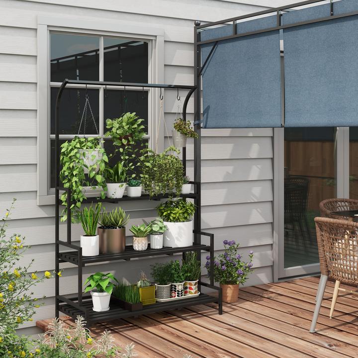 Image du produit Outsunny Blumenständertreppe