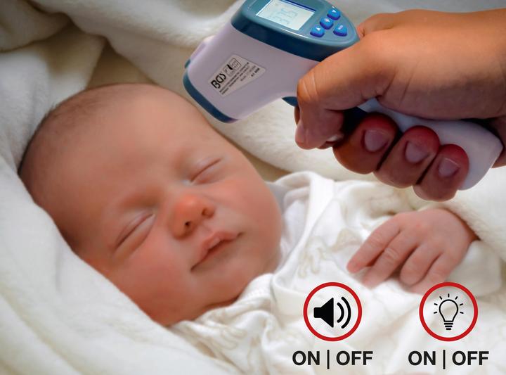 Actual product image BGS Forehead thermometer contactless, infrared for People + Object Measurement 0 - 100° (Forehead, Non-contact)