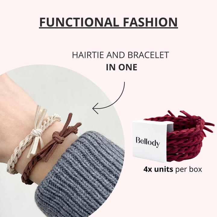 Immagine prodotto Bellody Scarpe a forma di cheveux Bordeaux (Elastico per capelli)