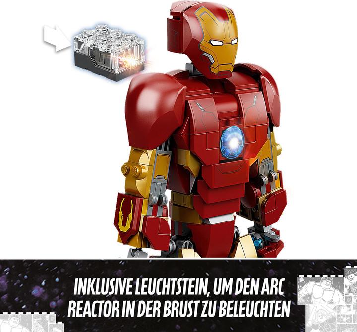 Actual product image LEGO Iron Man figure (76206, LEGO Marvel)