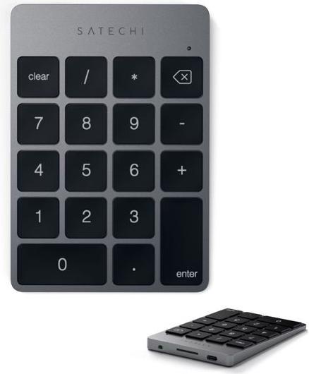 Actual product image Satechi Slim Alu Keypad - Elegante BT Zahlentastatur mit (Numeric keypad, Wireless)