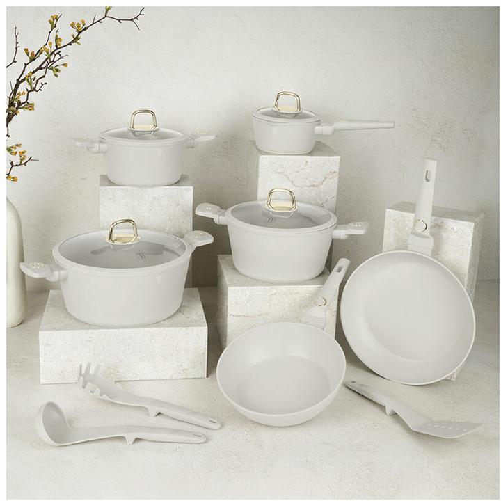 Actual product image BerlingerHaus Sahara Collection (28 cm, Pot, Saucepan, Casserole + Stewpot, Aluminium)