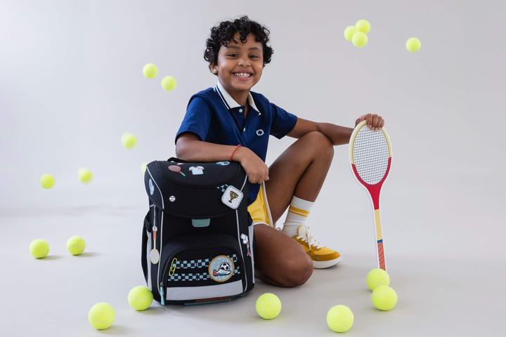 Actual product image Lässig Schulranzen-Set 6-tlg. Slim Unique black (21 l)