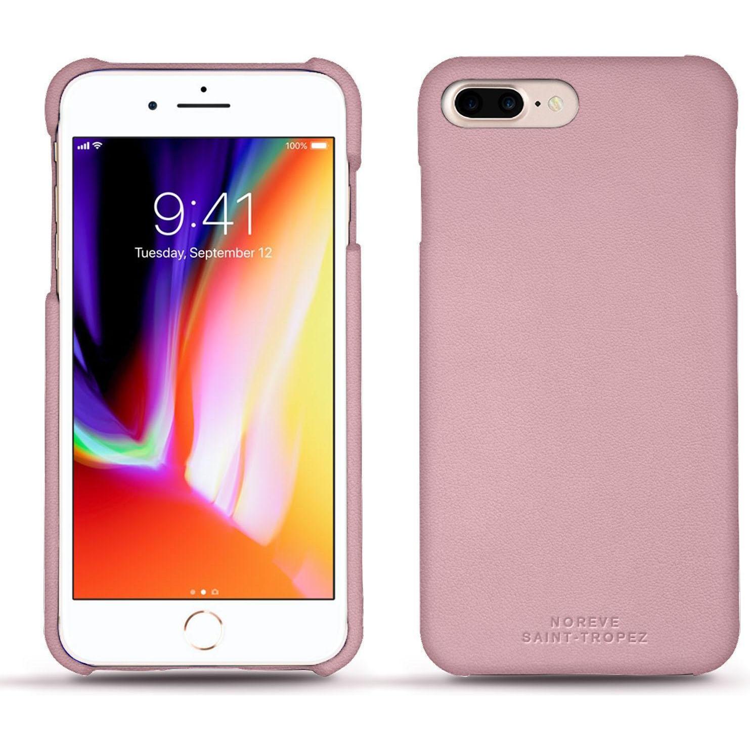 Thumbnail - Noreve Lederschutzhülle (Apple iPhone 8 Plus), Smartphone Hülle, Rosa
