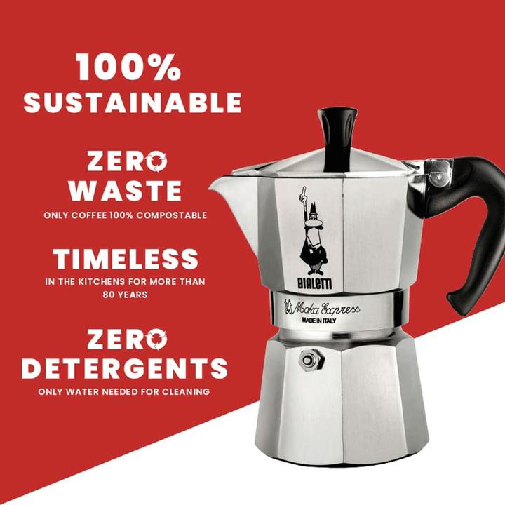 Actual product image Bialetti Moka Express (4 Cups)