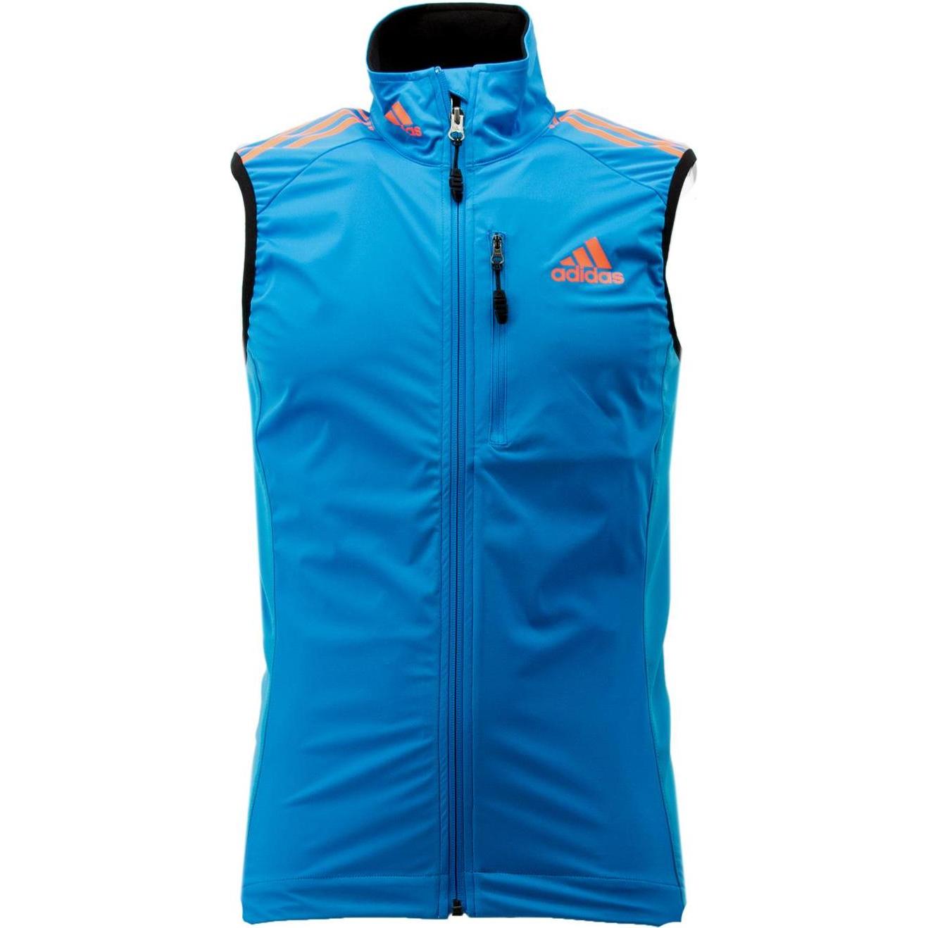 adidas, Herren, Laufjacke, Biathlon Team Russia Russland Athleten Olympia Weste (XL), Blau, XL