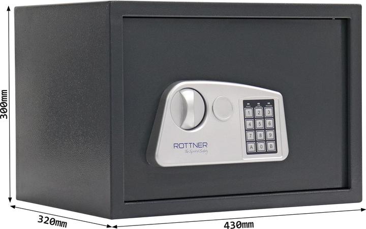 Produktbild Rottner Möbeltresor Jupiter 4 Elektronikschloss (31.22 l)