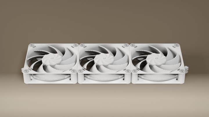 Produktbild Havn H12 PWM Lüfter, 3er Pack, 120mm - weiss (120 mm, 3x)