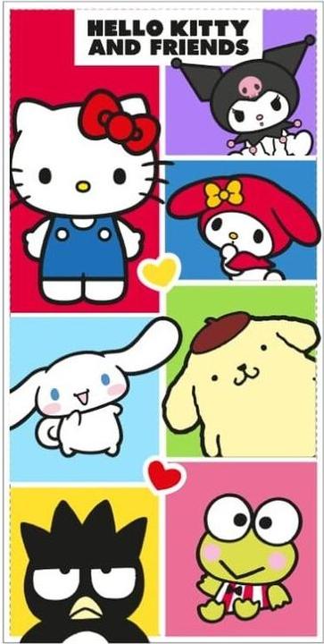 Produktbild Sanrio Hello Kitty microfibre beach towel (70 x 140 cm)