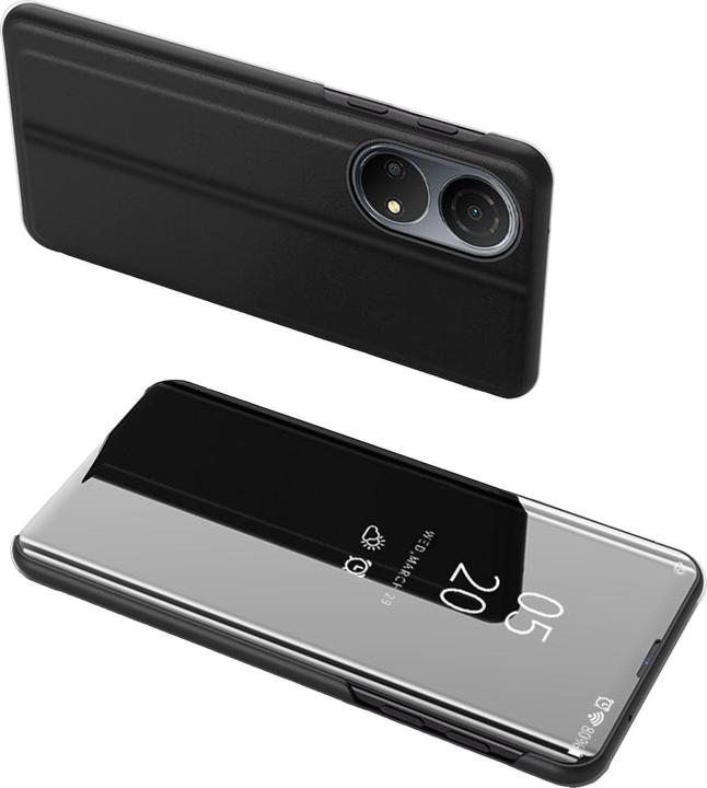 Produktbild Hurtel Clear View Case Hülle für Honor X7 / Honor Play 30 Plus Flip Cover schwarz (Honor X7)