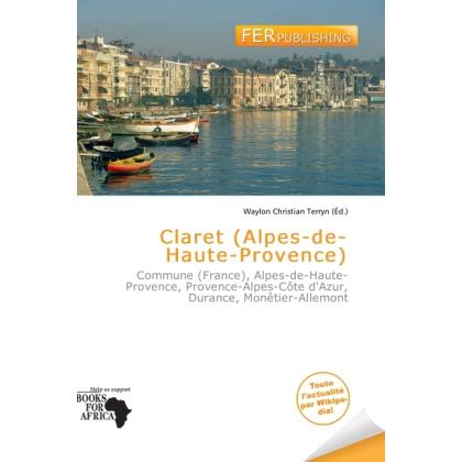 Claret (Alpes-de-Haute-Provence), Fachbücher von Waylon Christian Terryn