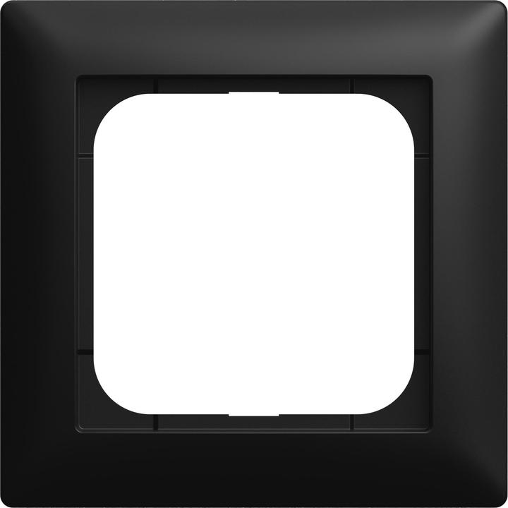 Busch-Jaeger Abdeckrahmen 1-fach Rahmen 1721-915 Busch-balance SI schwarz matt