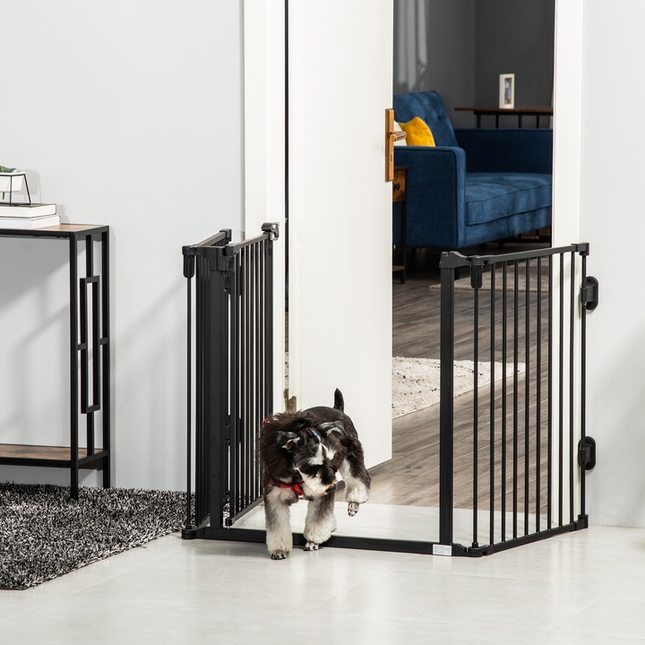 Actual product image PawHut Barrier grille with adjustable angles