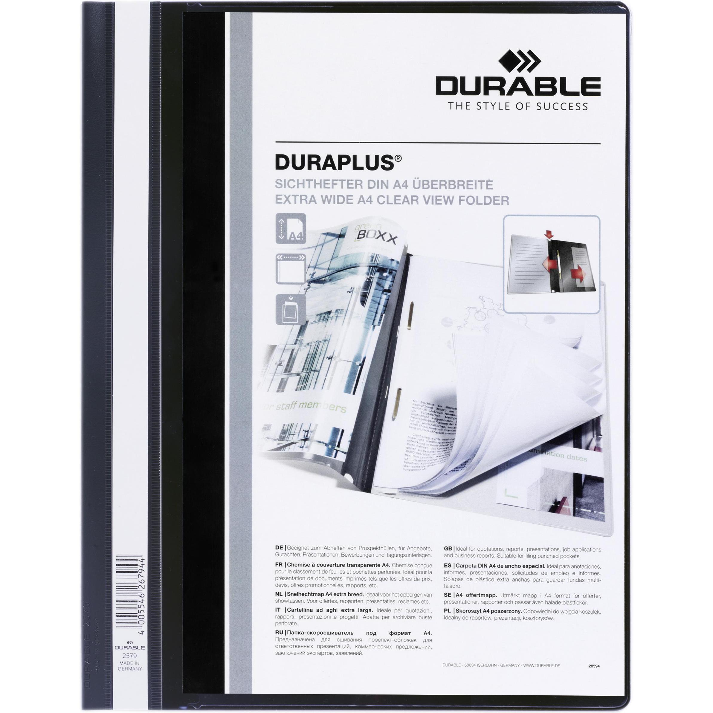 Durable, Mappe, Sichthefter DURAPLUS (A4, 1 x)
