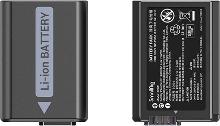 Actual product image SmallRig NP-FW50 Kit 3818 (Camera battery charger, Camera battery)