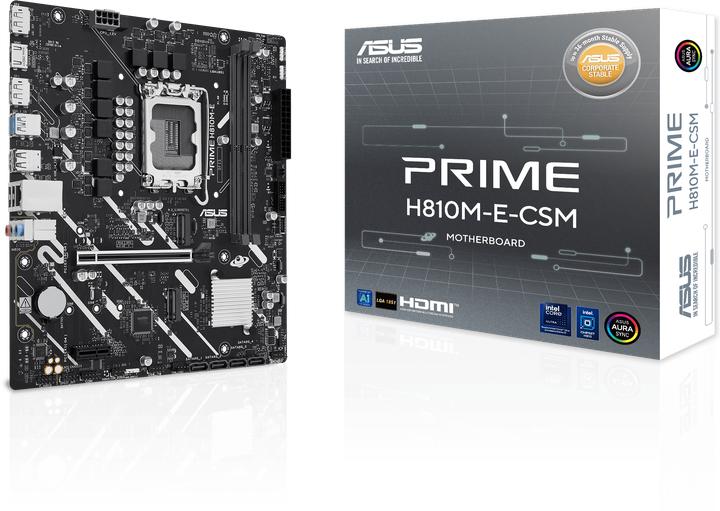 Produktbild ASUS PRIME H810M-E-CSM (LGA 1851, Intel H810, mATX)