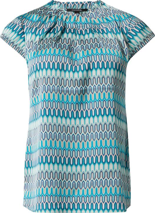 Immagine prodotto Comma Bluse Bedruckte Satinbluse mit Faltendetail (38)