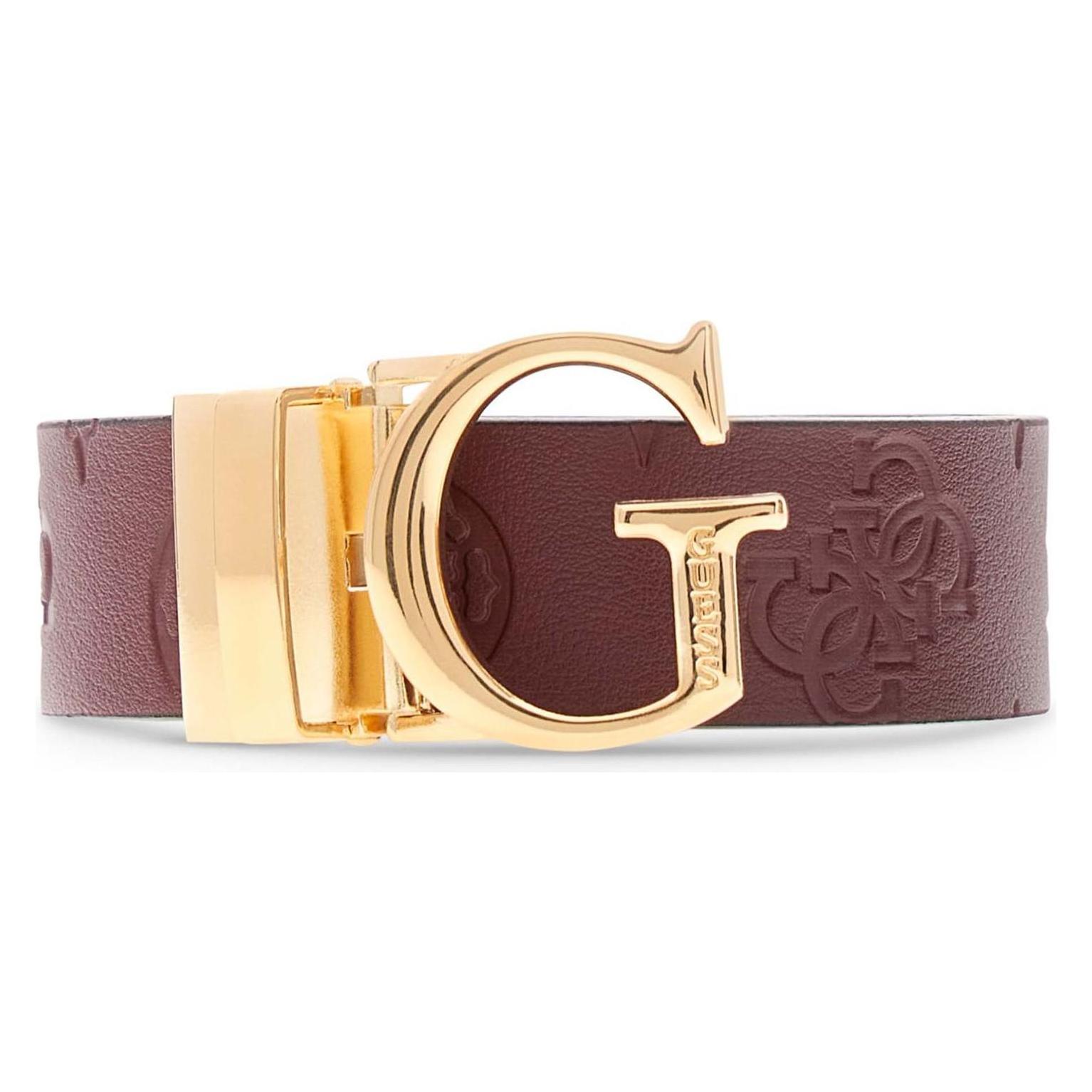 Guess, Damen, Gürtel, Jena Adjustable And Reversible Pant Belt, Mehrfarbig, Schwarz, Rot, (80)
