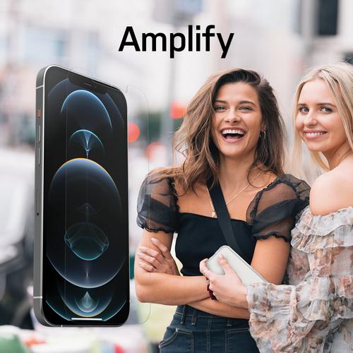 Produktbild OtterBox Amplify antimikrobiell Displayschutz (1 Stk., Apple iPhone 12 Pro Max)