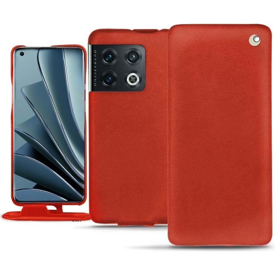Noreve Lederschutzhülle vertikal (OnePlus 10 Pro), Smartphone Hülle, Orange