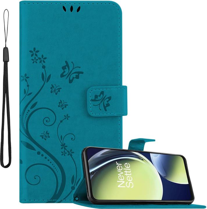 Image du produit Cadorabo Housse pour OnePlus Nord CE 3 Lite 5G avec motif fleurs (Oppo Find X3 Lite 5G)