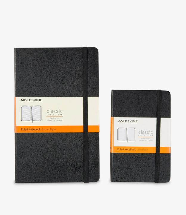 Actual product image Moleskine Notebook Classic Large (A5, Lined, Hardcover)