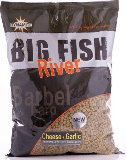 Produktbild Dynamite Baits Big Fish River Feed Pellets Meat Furter