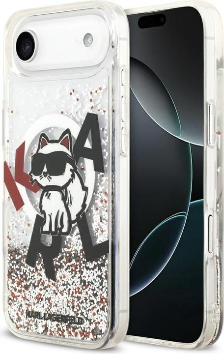 Actual product image Karl Lagerfeld - Glitter MagSafe - iPhone 17 Air - Liquid Choupette Head (Apple iPhone 17)