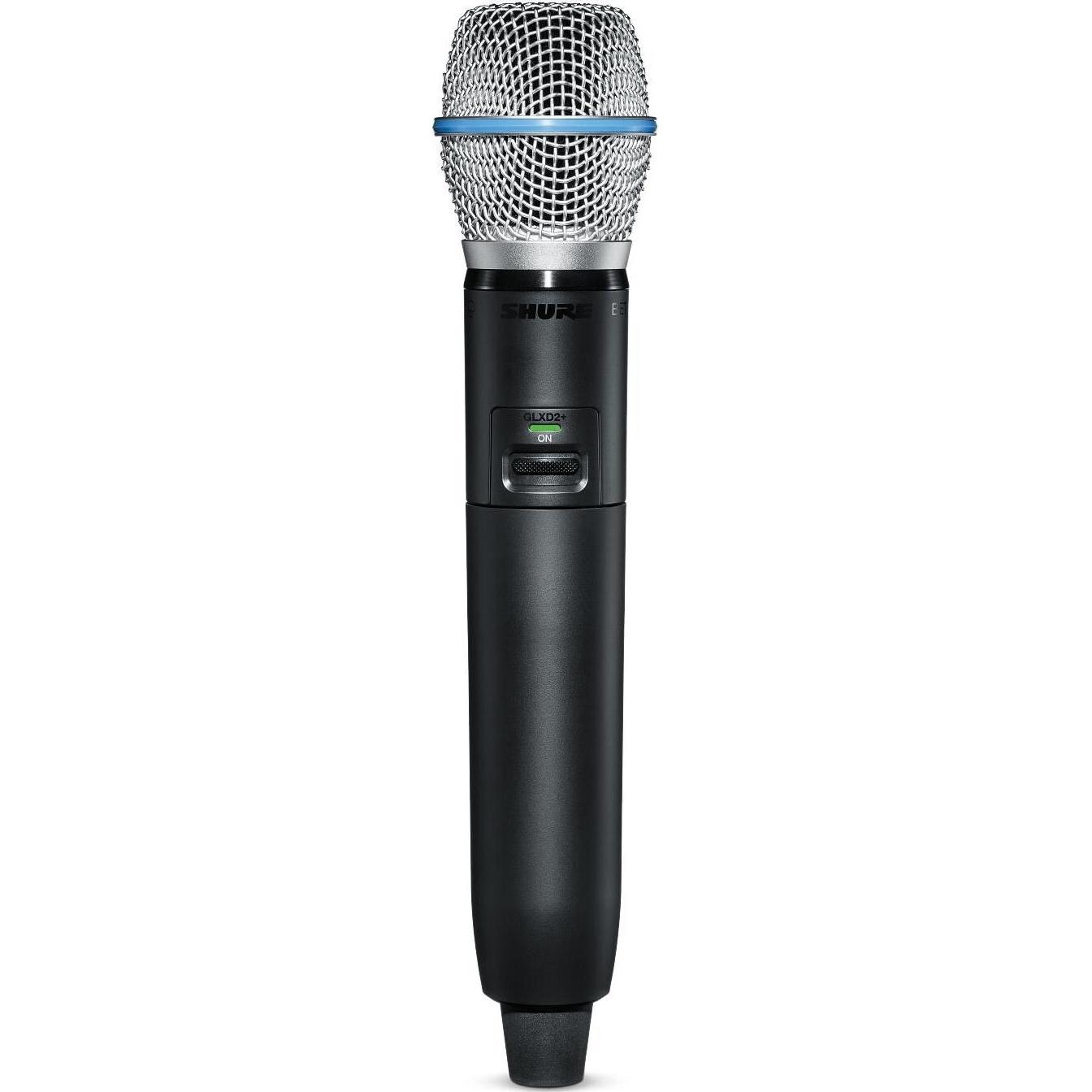 Shure Zender portatile GLXD2+/B87A con capsula condensatrice Beta87A, Microfono