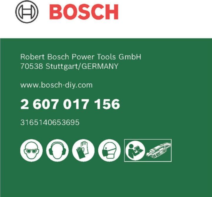Actual product image Bosch Zubehör Sanding belt set for belt sander, 9 pieces, 75 x 457 mm, grit 60, 80, 100 (60, 80, 100)