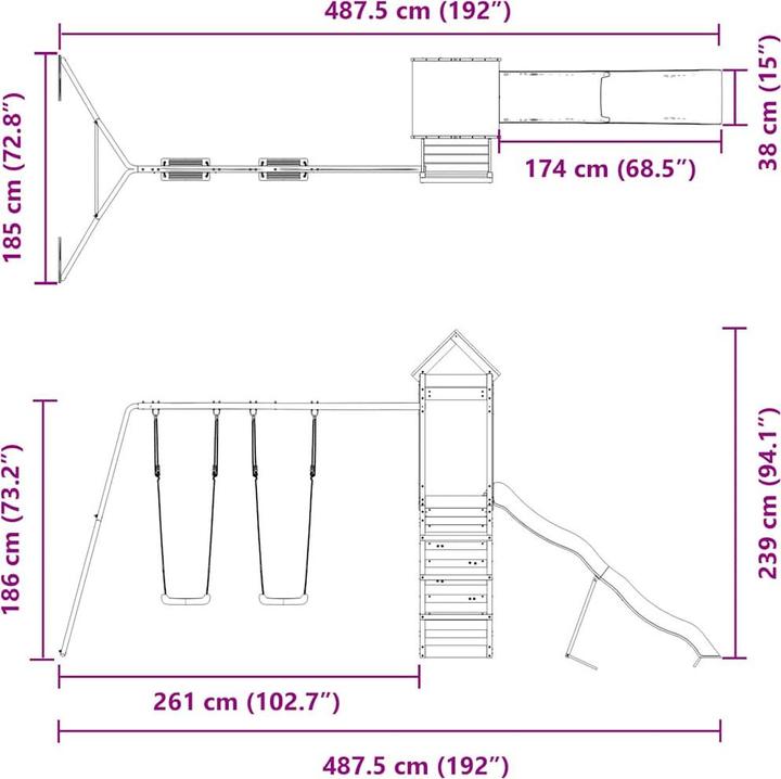 Image du produit vidaXL Spielturm