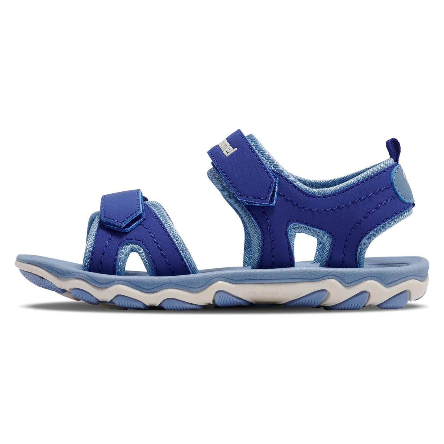 Hummel, Unisex, Sandalen, Sandal Sport Jr, Blau, (35)
