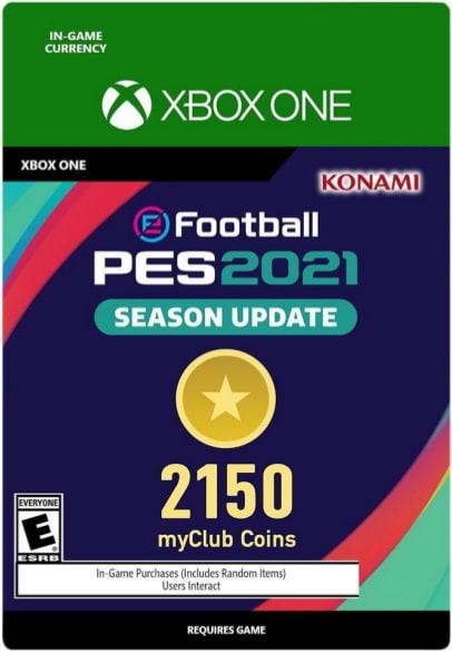 Produktbild Microsoft PES 2021 myClub Coin 2150