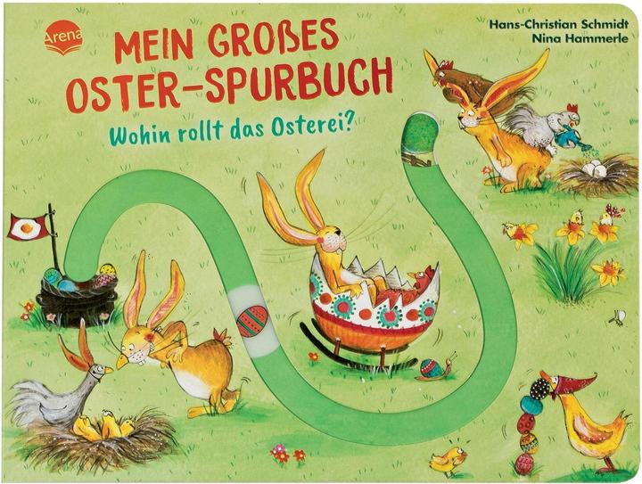 Actual product image Mein grosses Oster-Spurbuch. Wohin rollt das Osterei? (German, Hans-Christian Schmidt, Nina Hammerle, 2025)