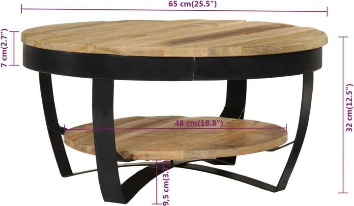 Actual product image vidaXL Couchtisch