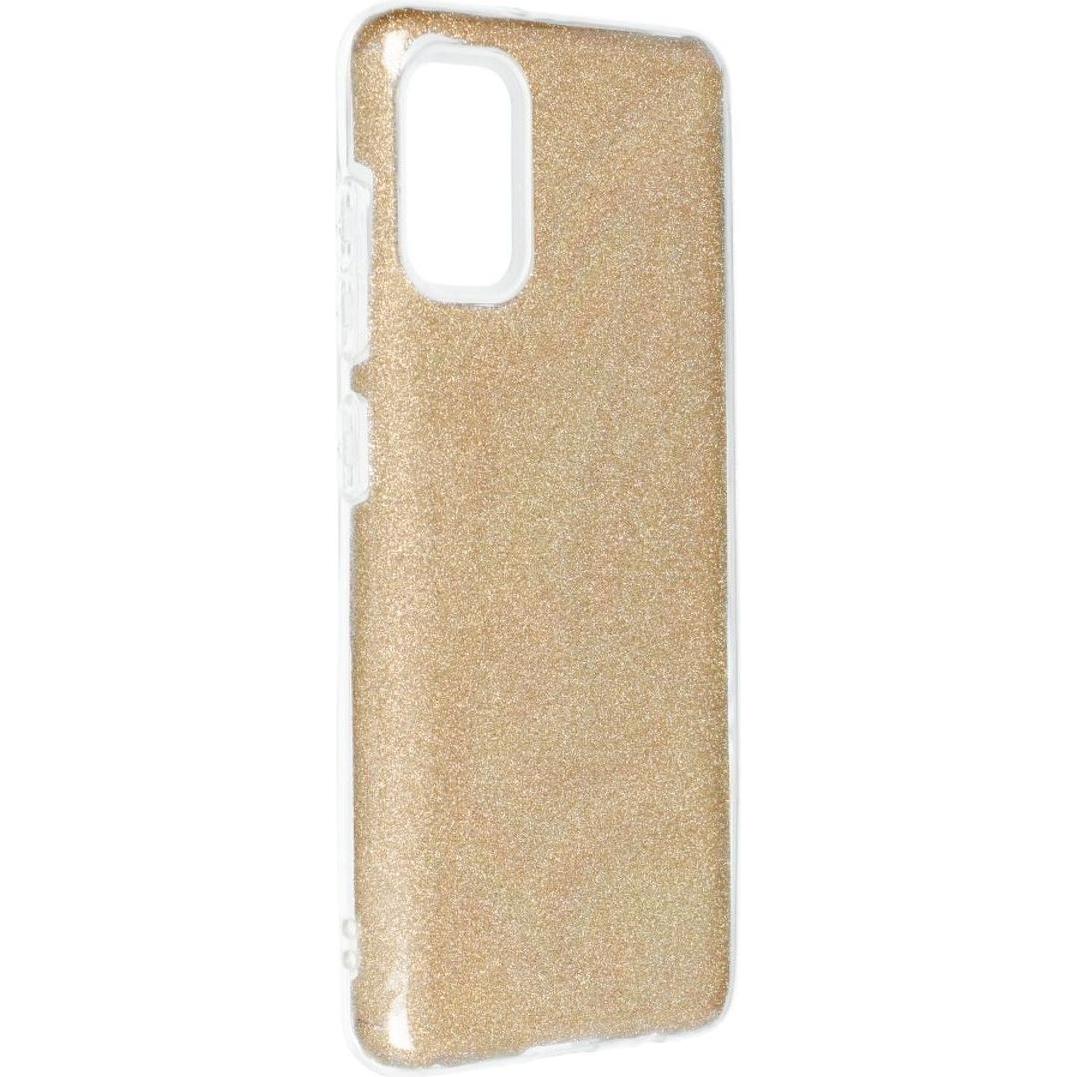 König Design Handyhülle für Samsung Galaxy A41 Schutzcase Cover Bumper Schale Glitzer Gold (Samsung Galaxy A41), Smartph...