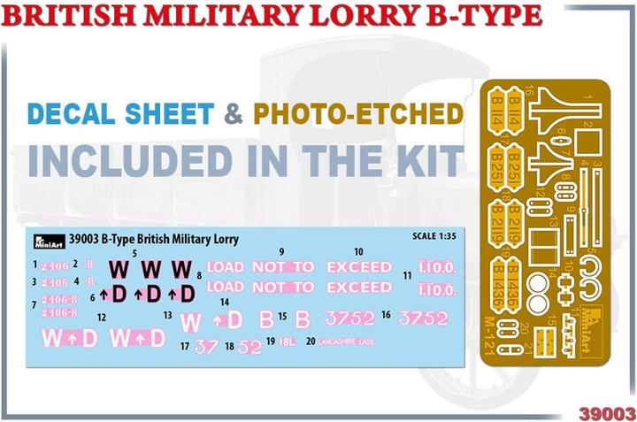 Immagine prodotto Mini art Camion militare britannico di tipo B