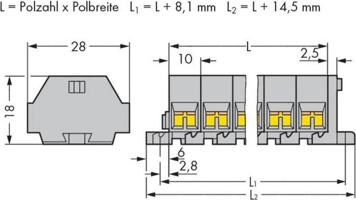 Produktbild Wago 4-L.Klemme