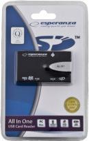 Actual product image Esperanza EA129 - kortlaeser - USB 2. - Card reader - CompactFlash (CF type 1/CF+) (USB 2.0)