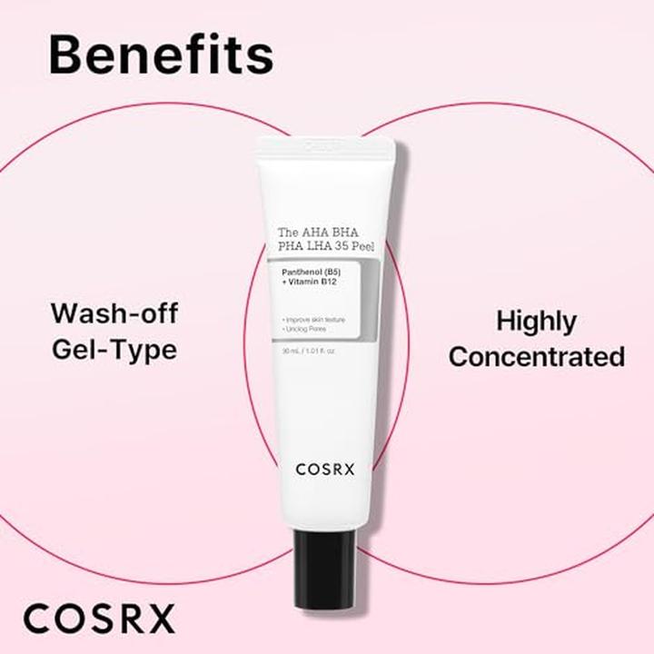 Actual product image Cosrx The aha bha pha lha 35 peel (Cleansing scrub, 30 ml)