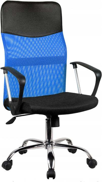 Topeshop KRZESLO NEMO NIEBIESKIE Office computer chair Upholstered seat Mesh backrest (40 - 50 cm)