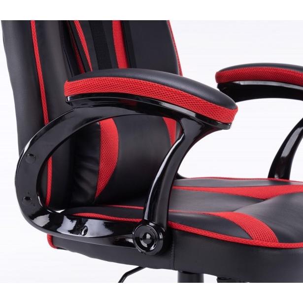 Thumbnail - Topeshop Gaming-Drehstuhl Drift, Gaming Stuhl, Schwarz, Rot