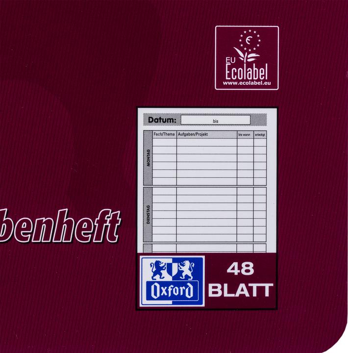 Actual product image Oxford Exercise book A5 (A5, Special ruling, Hardcover)