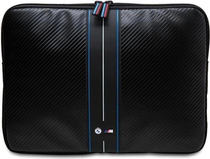 BMW Sleeve BMCS14COMSCAKL 14" czarny/black Carbon Blue Stripes (14")