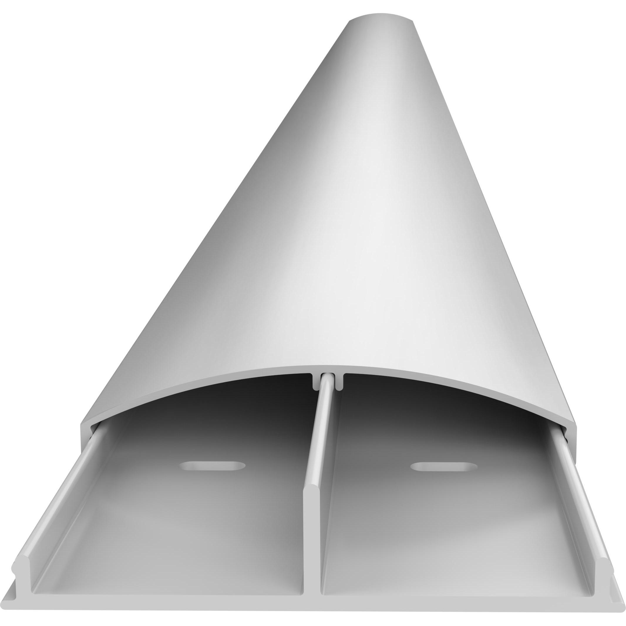 Multibrackets, Kabelschutz + Kabelführung, Kabelkanal 75x1600, Aluminium, silber (Kabelkanal, 1600 mm)