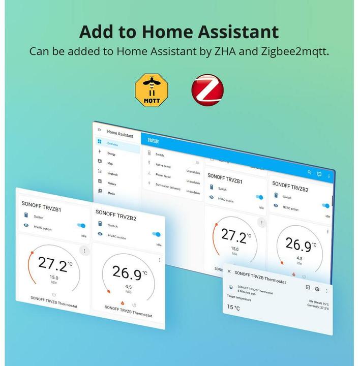 Image du produit Sonoff Thermostat intelligent Radiateur Zigbee