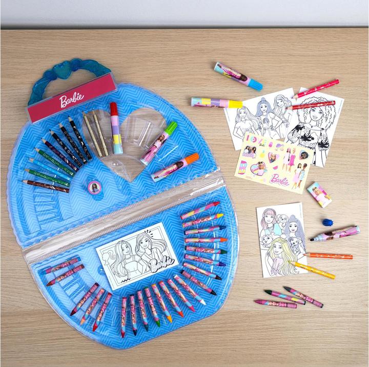 Produktbild Barbie Kleurkoffer 51dlg