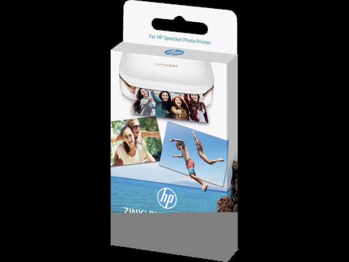 Actual product image HP Sprocket Fotopapier Zink (290 g/m², Photo (5x7.6cm), 50 x)