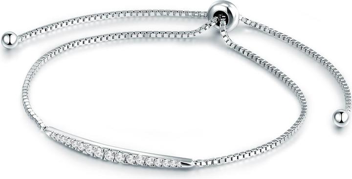 Image du produit Trilani Femmes argent sterling zirconium argent flexible réglable - 26779 (Argent Sterling)
