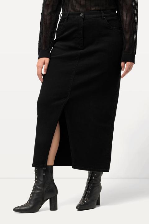 Actual product image Ulla Popken Denim 5 Pocket Skirt (58)